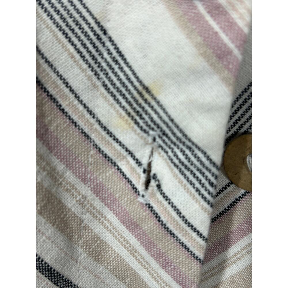 Universal Thread Striped Linen Blend Jumpsuit - S… - image 3